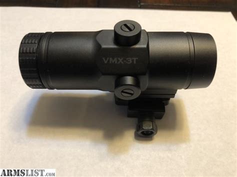 Armslist For Sale Vortex Optics Vmx 3t 3x Red Dot Sight Magnifier With Built In Flip Mount