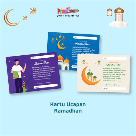 Jual Cetak Kartu Ucapan Ramadan Custom Desain Template Shopee Indonesia