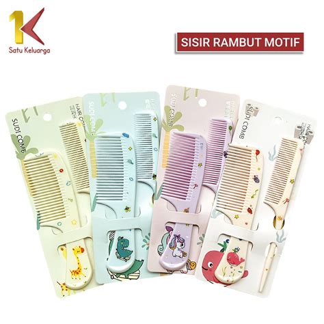 Jual Satu Keluarga Sisir Anak Set Isi 2pcs Karakter Kartun Lucu C1021