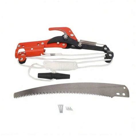 Garden Retractable High Reach Tree Pruning Saw And Pruning Shear Head