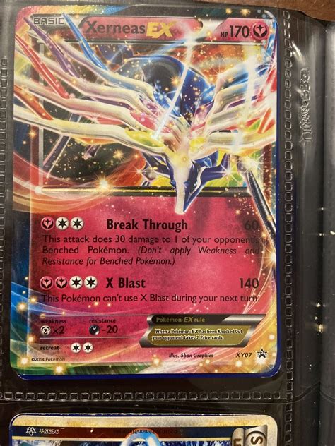 Pokemon Card Xerneas Ex Xy07 Black Star Promo Set Holo Ultra Rare