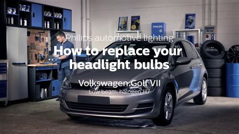 How To Replace Headlight Bulbs On Your Volkswagen Golf VII YouTube