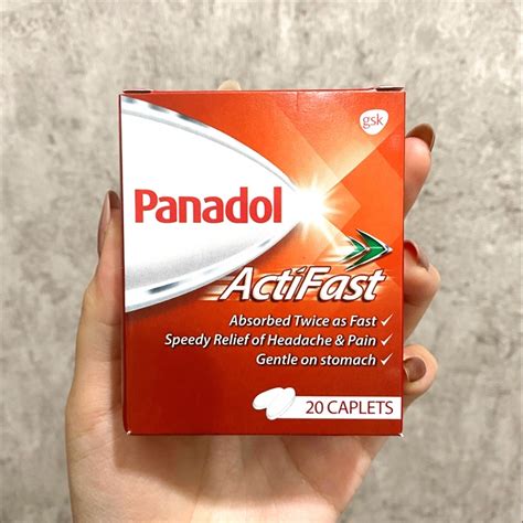 Jual Panadol Actifast Soluble Tablet Import Original Malaysia