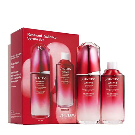 Amazon.com: Shiseido Renewed Radiance Serum Set - Boosts Radiance ...