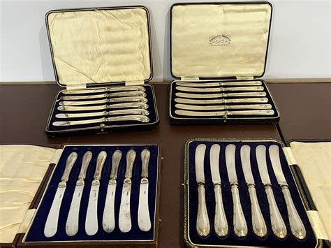 English Hallmarked Silver 4 Cutlery Sets EBay