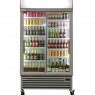 Staycold SD1360 Double Sliding Door Beverage Cooler With Temperature