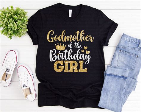 Godmother Of The Birthday Girl Svg Birthday Girl Svg Etsy Uk