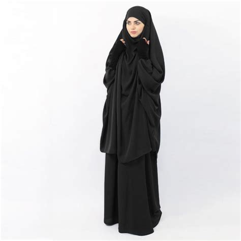 Ramadan Hooded Muslim Women Hijab Dress Prayer Garment Jilbab Abaya