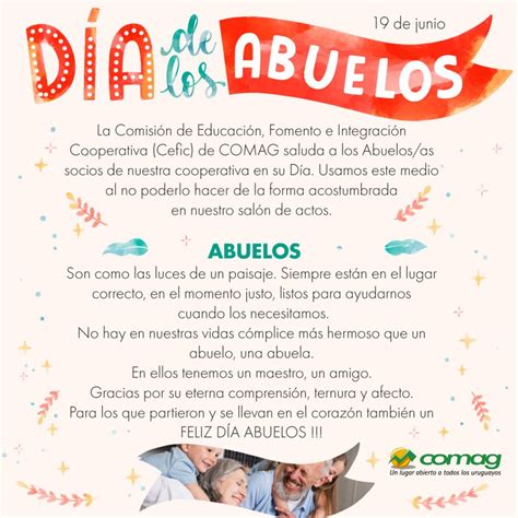 Feliz D A Abuelos De Junio Cooperativa Magisterial