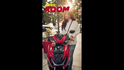 Hero Xoom Scooter With Bluetooth Connected Digital Speedometer USB