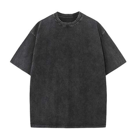 Acid Wash Vintage Oversized T Shirt For Men Custom Logo Oem