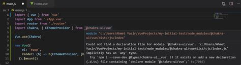 Could Not Find A Declaration File For Module Chakra Ui Vue Issue
