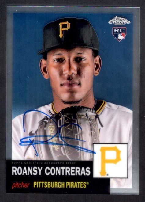 2022 Topps Chrome Platinum Anniversary Autographs RC Roansy Contreras