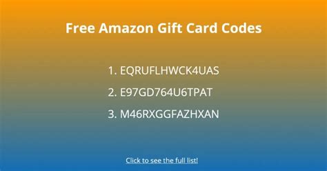 40+ Free Amazon Gift Card Codes - Followchain