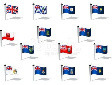 World Flags: British Territories Overseas Stock Vector | Royalty-Free ...