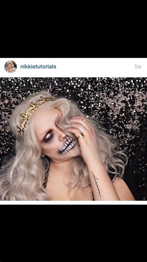 Pin on skull makeup | Skull makeup, Skeleton makeup, Halloween make up