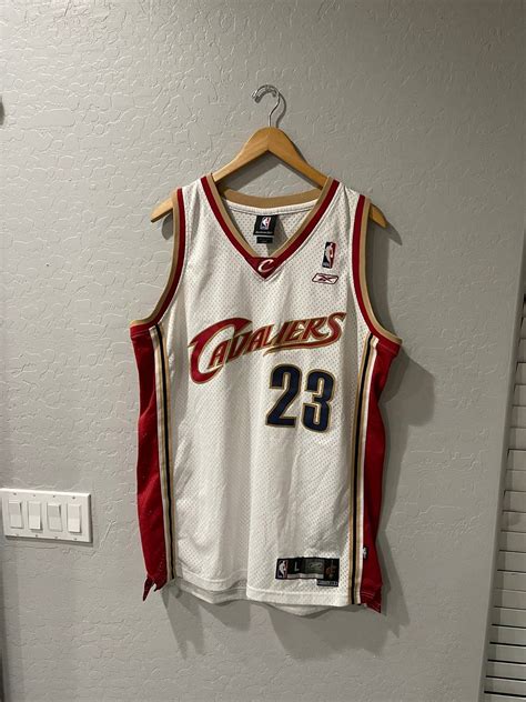 Vintage Vintage Reebok Lebron James Cavaliers Rookie Jersey Large Grailed