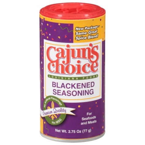 Cajun Choice Premium Blend Blackened Seasoning Rub 2 75 Oz Frys