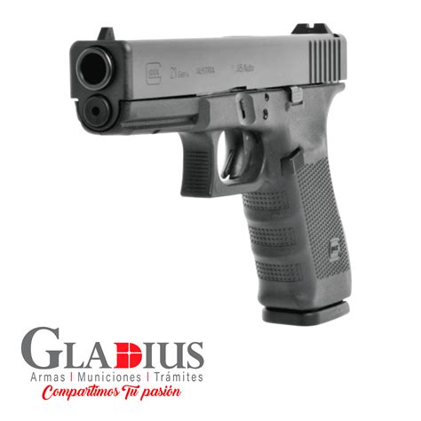 Glock 21 Gen 4 Armería Guatemala Gladius