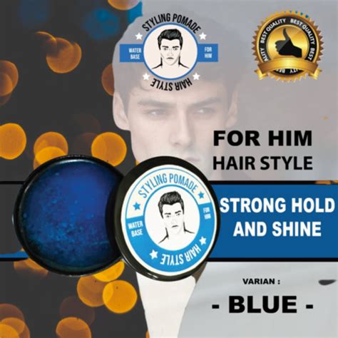 Minyak Rambut Pomade Pria Pomade Strong Hold And Shine Water Based Pomade Rambut Pria Wangi