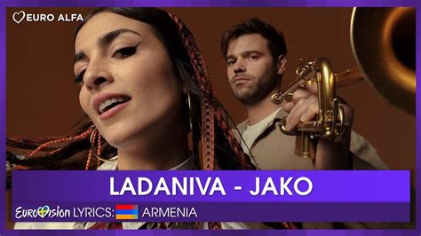 Ladaniva Jako Armenia Eurovision 2024 Lyrics YouTube