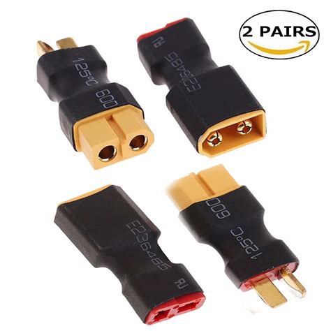 No Wires Xt Male Female Connector To Deans T Plug Convert Adapter For