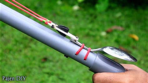 Diy Slingshot Make A Powerful Pvc Slingshot With Spoon Trigger Artofit