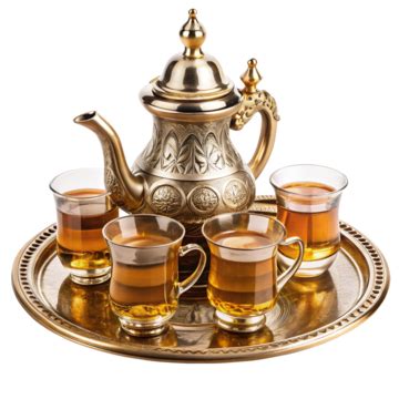 Traditional Arabic Tea Set PNG Transparent Images Free Download | Vector Files | Pngtree