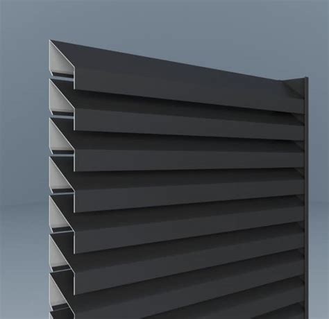 Горизонтальные заборные панели Жалюзи | ARM Metals