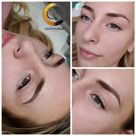 Microblading Eyebrows With Shading