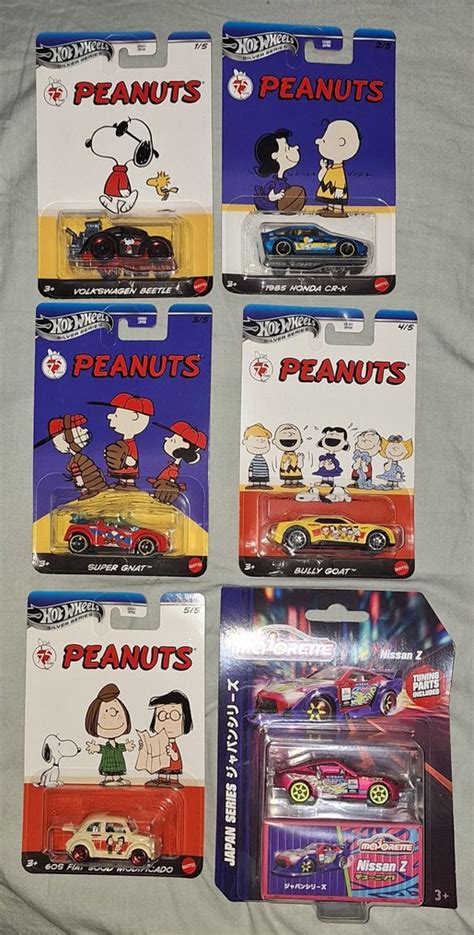 Hot Wheels Majorette Modellbil Hot Wheels Peanuts Set