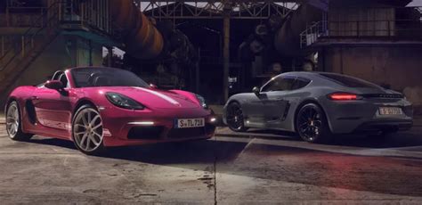 Essai Des Porsche Cayman Et Boxster