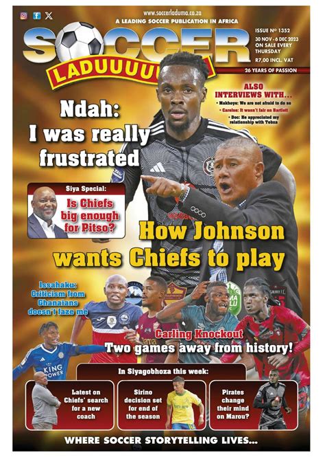 Get Digital Access To Soccer Laduma 30 November 2023 Issue