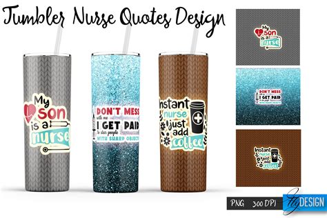 Nurse Oz Tumbler Sublimation V By Fly Design Thehungryjpeg