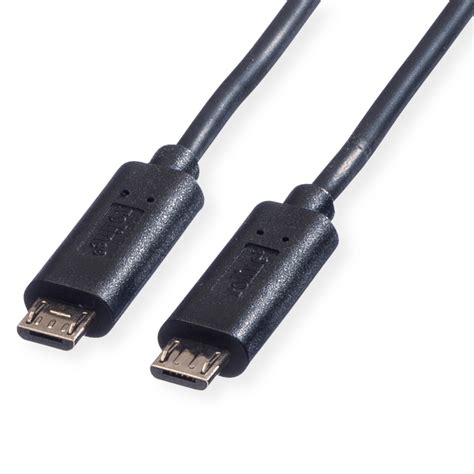 Roline Usb Charging Cable Micro B Micro B M M Black M