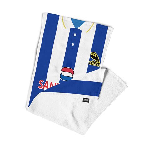 Sheffield Wednesday 1994 Home Towel The Terrace Store