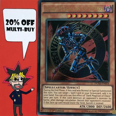 DUSA EN054 Dark Magician Of Chaos Ultra Rare 1st Edition NR Mint YuGiOh