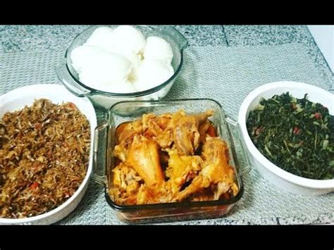 Sunday Dinner | Zambian Food | Nshima | Kapenta | Village Chicken ...