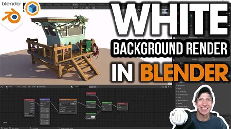 Rendering With A White Background In Blender Easy Setup Youtube