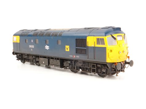 Class 26 032 Twin Headlight Br Blue Highland Stag Weathered Heljan 2626 Gaugemaster