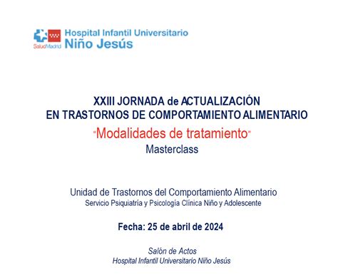 Xxiii Jornada De Actualizaci N En Trastornos De Comportamiento