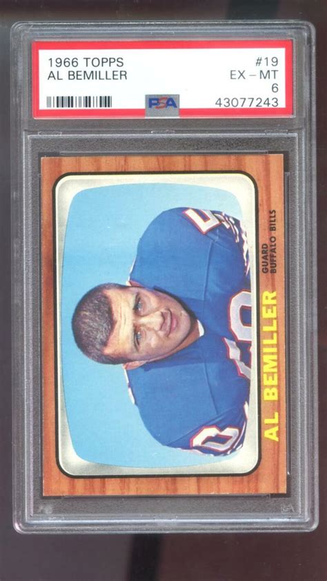 1966 Topps 19 Al Bemiller For Sale Online Ebay