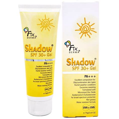 Kem Chống Nắng Fixderma Shadow SPF 30 Gel 75g Bonita Cosmetic Shop