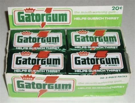 “Gator Gum” The Chewing Gum By Gatorade The Was Supposed To Quench Your ...