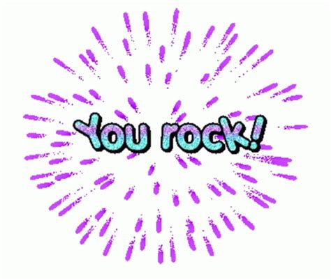 You Rock You Rock Gif Sticker - You Rock You Rock Gif Animated You Rock ...