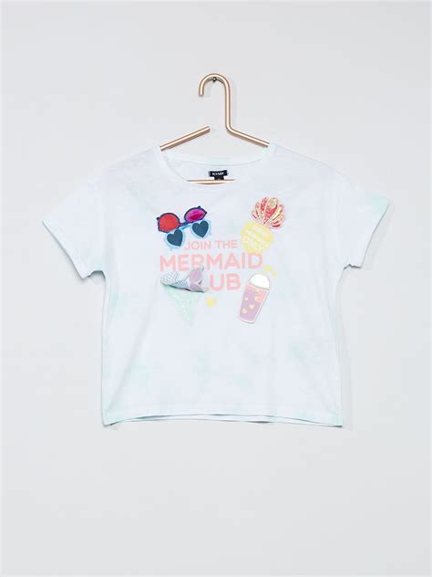 Camiseta Con Estampado En Relieve BLANCO Kiabi 7 00