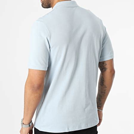 Jack And Jones Polo Manches Courtes Sainz Bleu Clair