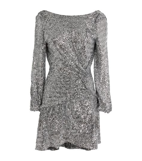 Womens Maje Black Sequin Embellished Mini Dress Harrods Uk