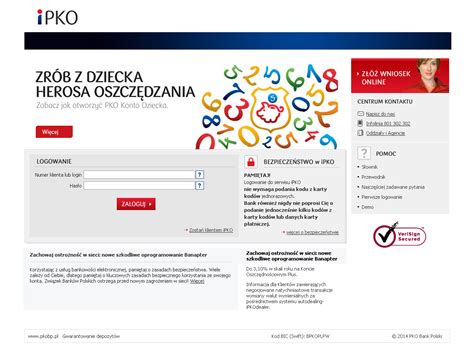 Logowanie Do Serwisu Internetowego Ipko Poznaj Nowo Ci Pko Bank Polski