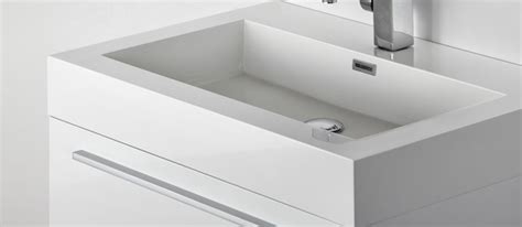 Ensemble de meubles de salle de bains T730 blanc avec lavabo encastré